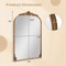 Arched Mirror for Wall Gold Traditional Vintage Ornate Baroque Mirror with Metal Frame
